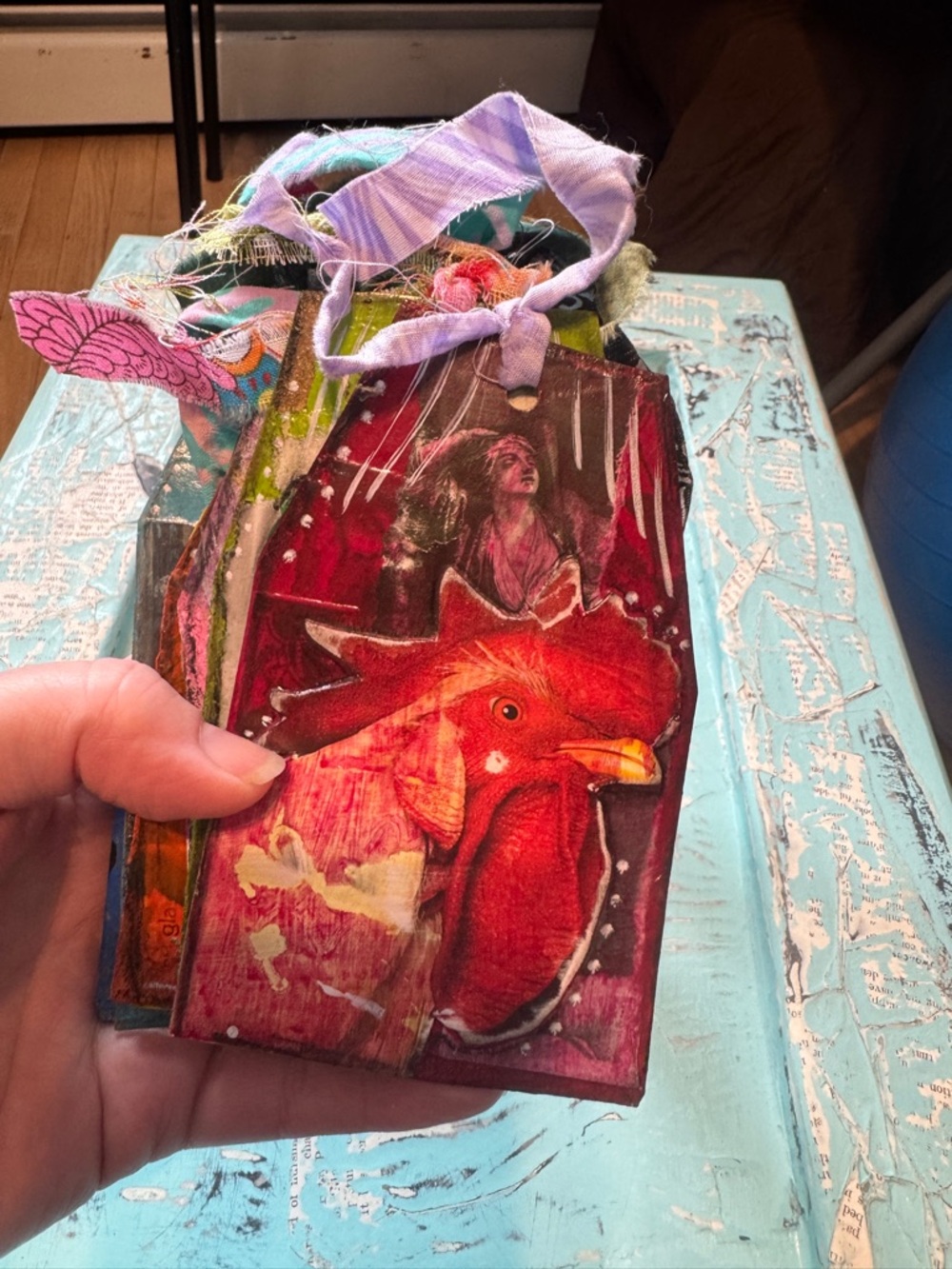 ✨ Original Mixed Media Goddess oracle Cards | Handmade c h a k r a cards - Picture 9 of 10